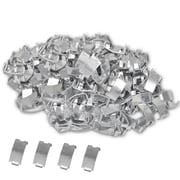 Vidaxl 500 Dovetail Clips For Nato Razor Wire Galvanised Steel Vidaxl 500 Dovetail Clips For Nato Razor Wire Galvanised Steel