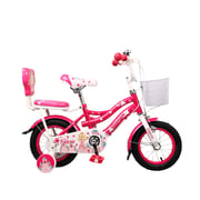 Mogoo Princess Girls Bike 12 Inch Dark Pink