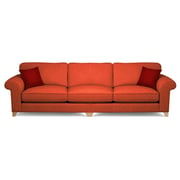 Galaxy Design Angelic 3 Seater Sofa Light Carrot