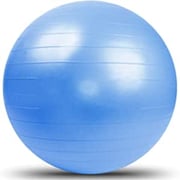 ULTIMAX Yoga Ball Exercise Fitness Core Stability Balance Strength Anti-Burst Prenatal Birthing Yoga ball for Office Home Gym Design Balance Ball Pilates Core and Workout Ball - 75 cm (Blue)