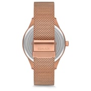 Omax Vintage Collection Rose Gold Mesh Analog Watch For Unisex VC07R48A