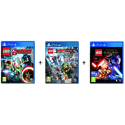 PS4 Lego Avengers + Ninjago + Star Wars Game