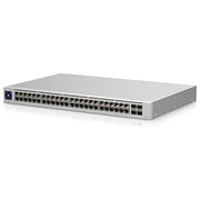 Ubiquiti UniFi Switch 48-Port Gigabit Switch With 4 SFP 1G Ports, SMB Layer 2, 1.3 touch LCM, 40W White Ubiquiti UniFi Switch 48-Port Gigabit Switch With 4 SFP 1G Ports, SMB Layer 2, 1.3 touch LCM, 40W White