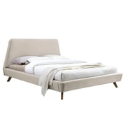 AH Furniture - Arroyo Upholstered Platform in Queen Size in Beige Color - 110013 AH Furniture - Arroyo Upholstered Platform in Queen Size in Beige Color - 110013