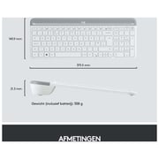 Logitech MK470 Wireless Keyboard and Mouse Combo Off-White English Logitech MK470 Wireless Keyboard and Mouse Combo Off-White English