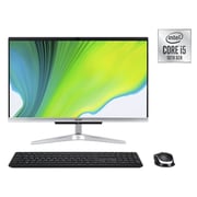 Acer Aspire C22-963 All-in-One Desktop - Core i5 1GHz 8GB 1TB+256GB Shared Win10 21.5inch FHD Black
