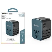 Xpower Power Delivery Wall Charger 78mm Black Xpower Power Delivery Wall Charger 78mm Black