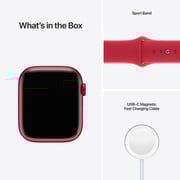 Apple Watch Series 7 GPS, 45mm (PRODUCT)RED Aluminium Case with (PRODUCT)RED Sport Band Apple Watch Series 7 GPS, 45mm (PRODUCT)RED Aluminium Case with (PRODUCT)RED Sport Band