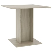 vidaXL Dining Table Sonoma Oak 80x80x75 cm Engineered Wood vidaXL Dining Table Sonoma Oak 80x80x75 cm Engineered Wood