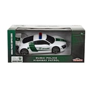 Majorette Dubai Police Highway Patrol Audi R8 1:16