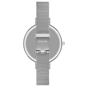 Omax Prime Series Silver Analog Watch For Women PMM05P76I
