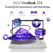 Asus VivoBook S14 S433FL-EB080T Laptop - Core i7 1.8GHz 8GB 512GB 2GB Win10 14inch FHD Resolute Red English/Arabic Keyboard Asus VivoBook S14 S433FL-EB080T Laptop - Core i7 1.8GHz 8GB 512GB 2GB Win10 14inch FHD Resolute Red English/Arabic Keyboard