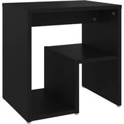 Vidaxl Bed Cabinet Black 40x30x40 Cm Chipboard Vidaxl Bed Cabinet Black 40x30x40 Cm Chipboard