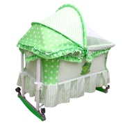 Baby Plus Baby Crib With Retractable Hood Bp6597 Green Baby Plus Baby Crib With Retractable Hood Bp6597 Green