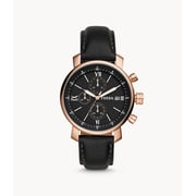 Fossil Men's Rhett Chronograph Black Leather Watch Bq1008 Fossil Men's Rhett Chronograph Black Leather Watch Bq1008