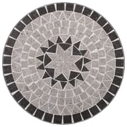 vidaXL Mosaic Bistro Table Grey 61cm Ceramic vidaXL Mosaic Bistro Table Grey 61cm Ceramic