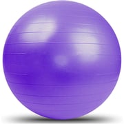 ULTIMAX Yoga Ball Exercise Fitness Heavy Duty Anti-Burst Stability Ball for Fitness Gym Yoga Pilates Birthing Pregnancy Physical Therapy with Quick Pump (85 cm- Purple)