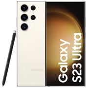 Samsung Galaxy S23 Ultra 5G 256GB 12GB Cream Dual Sim Smartphone - Middle East Version