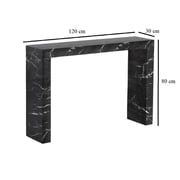 Lamac Crafts - Black Marble Console Table For Living Room Lamac Crafts - Black Marble Console Table For Living Room