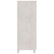 vidaXL Shoe Cabinet HAMAR White 85x40x108 cm Solid Wood Pine vidaXL Shoe Cabinet HAMAR White 85x40x108 cm Solid Wood Pine