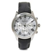 Omax PG10P62I Mens Multifunction Leather Watch Omax PG10P62I Mens Multifunction Leather Watch