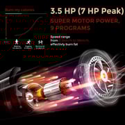 Sparnod Fitness Automatic Treadmill – Foldable Motorized Walking/Running Machine for Home Use – Sturdy Equipment with 7-inch Display and Auto Incline- STH-5800 (7 HP Peak) Sparnod Fitness Automatic Treadmill – Foldable Motorized Walking/Running Machine for Home Use – Sturdy Equipment with 7-inch Display and Auto Incline- STH-5800 (7 HP Peak)