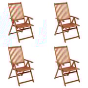 Vidaxl Folding Garden Chairs 4 Pcs Solid Acacia Wood Vidaxl Folding Garden Chairs 4 Pcs Solid Acacia Wood
