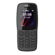 Nokia 106 Dual Sim Mobile Phone Grey TA1114