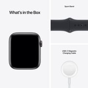Apple Watch SE GPS+Cellular 44mm Space Grey Aluminium Case Midnight Sport Band - Regular Apple Watch SE GPS+Cellular 44mm Space Grey Aluminium Case Midnight Sport Band - Regular