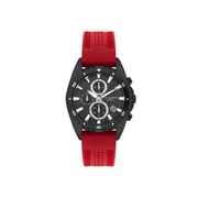 LEE COOPER Men's Multi Function Black Dial Watch - LC07527.658 LEE COOPER Men's Multi Function Black Dial Watch - LC07527.658