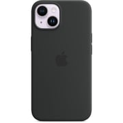 Apple iPhone 14 Silicone Case Midnight with MagSafe Apple iPhone 14 Silicone Case Midnight with MagSafe