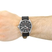 Diesel DZ1862 MS9 Chrono Black with leather strap Mens Watch Diesel DZ1862 MS9 Chrono Black with leather strap Mens Watch