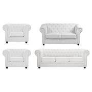 Ingles Sofa Sets 7 - Seater ( 3+2+1+1 ) in White Color