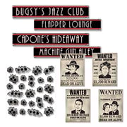 FAKKOS Design Roaring 20S Prohibition Party Decoration Kit FAKKOS Design Roaring 20S Prohibition Party Decoration Kit