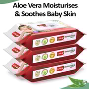 LuvLap Paraben Free Baby Wipes with Aloe Vera, with Fliptop Lid (72 Wipes/Pack) (Pack of 3) LuvLap Paraben Free Baby Wipes with Aloe Vera, with Fliptop Lid (72 Wipes/Pack) (Pack of 3)