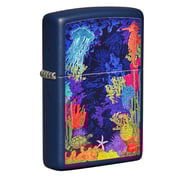Zippo 49409 239 Sea Life Design Navy Matte Winfproof Lighter Zippo 49409 239 Sea Life Design Navy Matte Winfproof Lighter