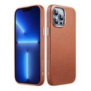 Esr Metro Leather Serie Genuine Leather With Soft Fabric Inner Shock And Scratch Protection Case With Halolock Magnetic Core Brown Colour for iphone 13 Pro Esr Metro Leather Serie Genuine Leather With Soft Fabric Inner Shock And Scratch Protection Case With Halolock Magnetic Core Brown Colour for iphone 13 Pro