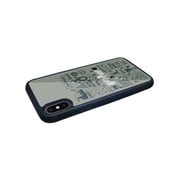 Harry Potter Infographic Grey - Glass Case for iPhone X
