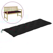 Vidaxl Garden Bench Cushion Black 150x50x7 Cm Fabric Vidaxl Garden Bench Cushion Black 150x50x7 Cm Fabric