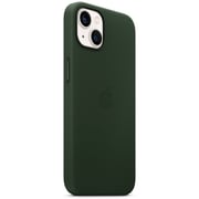 Apple Leather Case with MagSafe Sequoia Green iPhone 13