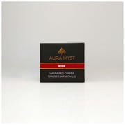 Aura Myst 5oz Hammered Copper Candles With Lid Rose Aura Myst 5oz Hammered Copper Candles With Lid Rose