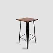 Buy Jilphar Furniture Bar Table Steel Legs With Solid Wood Top