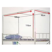 Bunk Bed Upper Deck Curtain Rhombus Design
