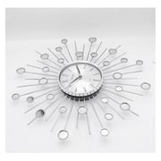 Orient Spider Clocks Metal and Glass Wall Clock