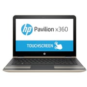 HP Pavilion x360 13-U100NE Convertible Touch Laptop - Core i3 2.4GHz 4GB 500GB Shared Win10 13.3inch FHD Gold
