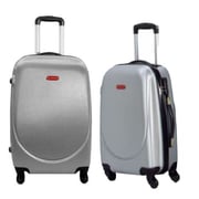 Highflyer Curve Series Trolley Luggage Bag Grey 3pc Set TH10103PC