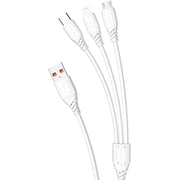 DUDAO 5A Multi Charging Cable,3 in 1 Multiple Charger Cable Cord Adapter