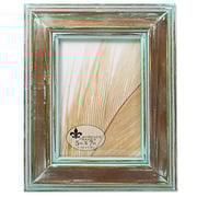 Lawrence Frames Weathered Wood With Verdigris Wash Picture Frame-5X7 inches Lawrence Frames Weathered Wood With Verdigris Wash Picture Frame-5X7 inches