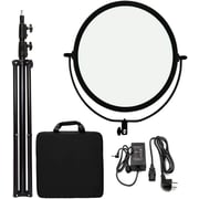 Coopic Sl-272a Flapjack Studio Bio Color 3200k/5600k Led Studio Edge Soft Light 14-inch 36cm Round Moon Type Ultra-thin Led Cri 95+ Dimmable Photo Studio Video Light With L280 Stand