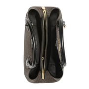 MICHAEL MICHAEL KORS Mercer Gallery Medium Logo Satchel Handbag For Women - Brown/Black MICHAEL MICHAEL KORS Mercer Gallery Medium Logo Satchel Handbag For Women - Brown/Black